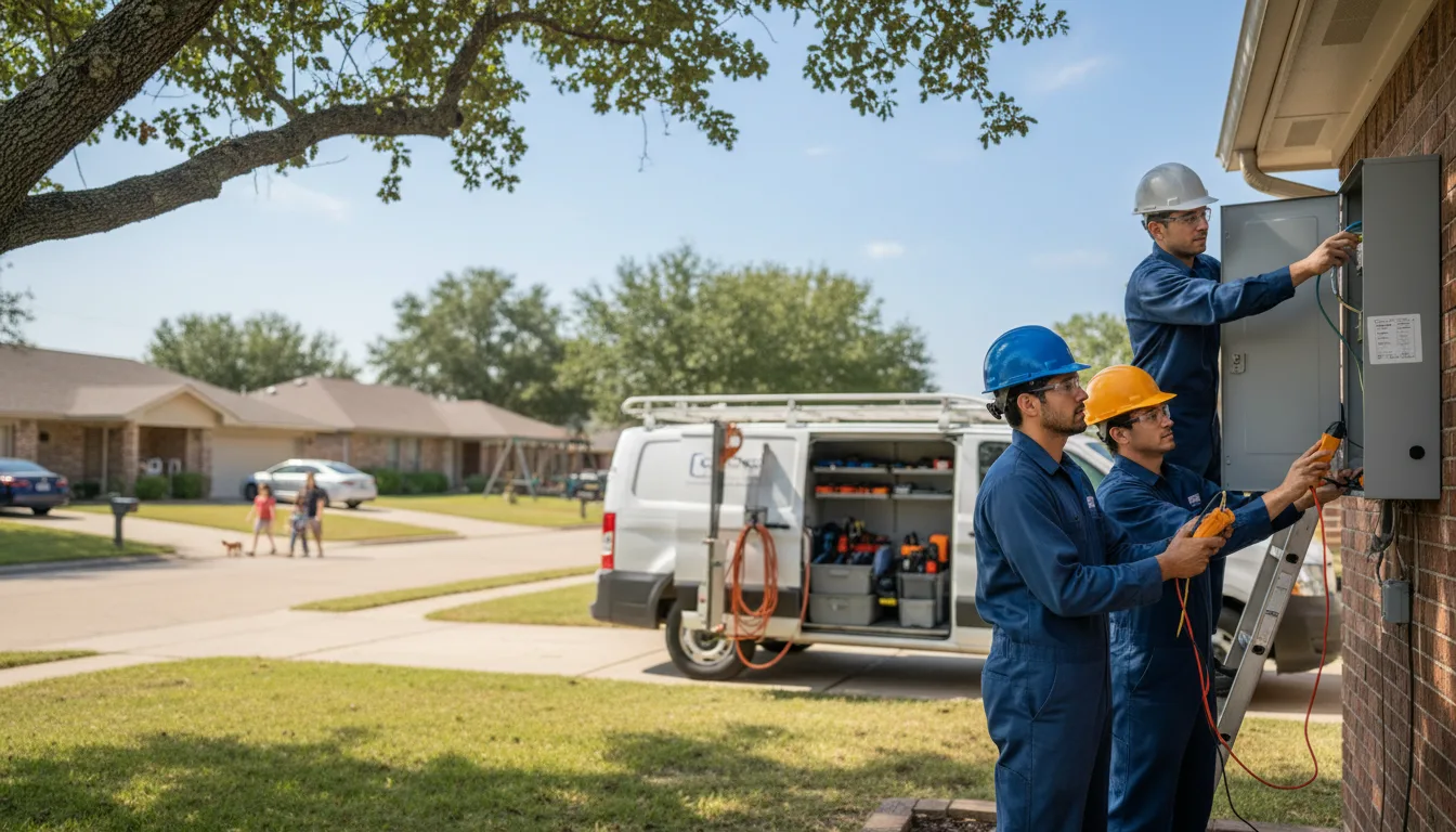 Certified electrician providing emergency electrical services in West Burlington, IA